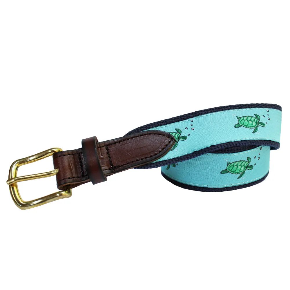 Caribbean Blue Boys’ Sea Turtle Club Belt