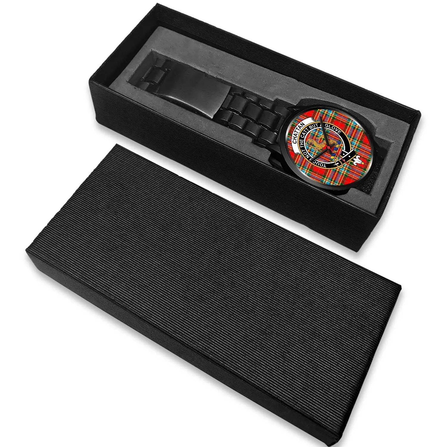 Chattan Clan Badge Tartan Black Watch