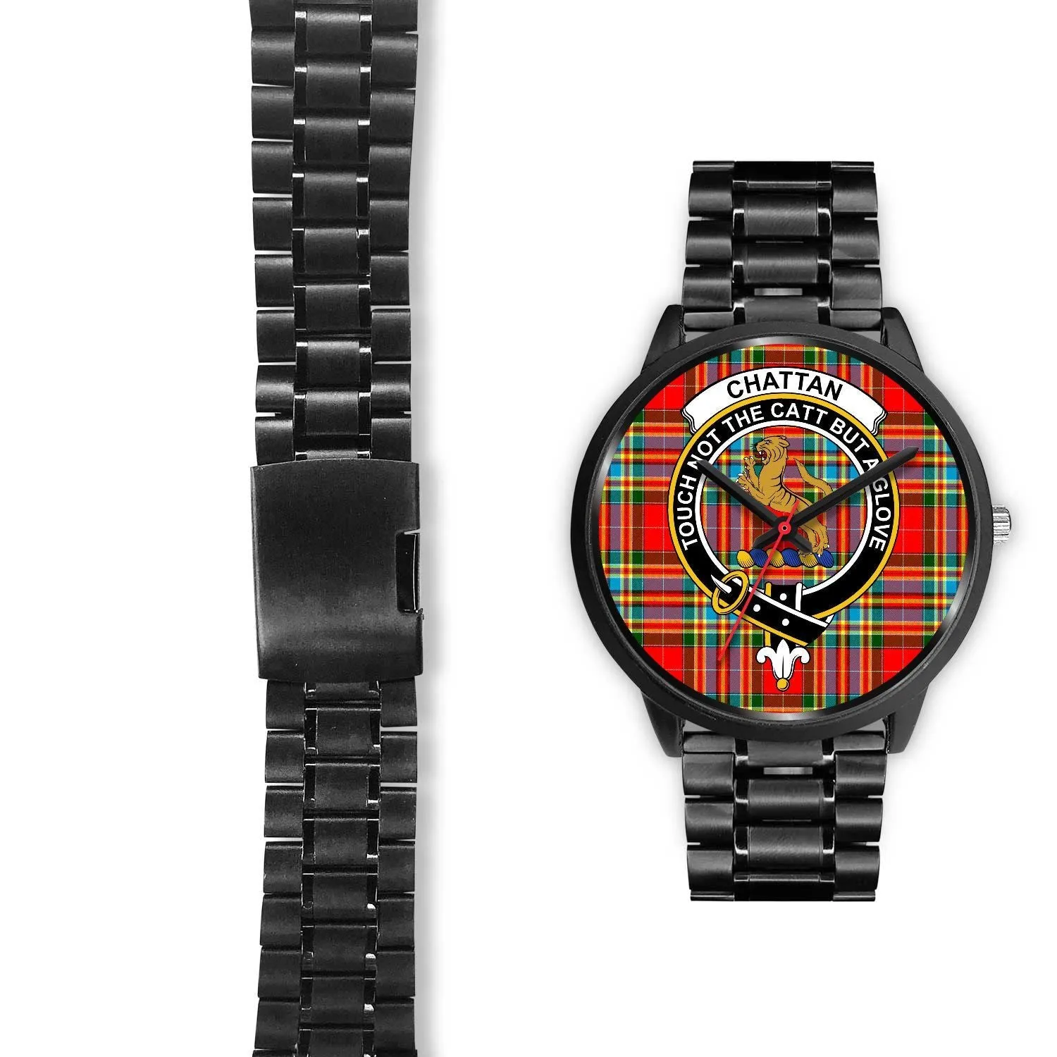 Chattan Clan Badge Tartan Black Watch