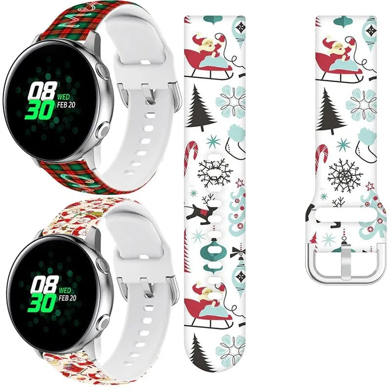 Christmas Watch Straps compatible with the Fossil 18mm Range