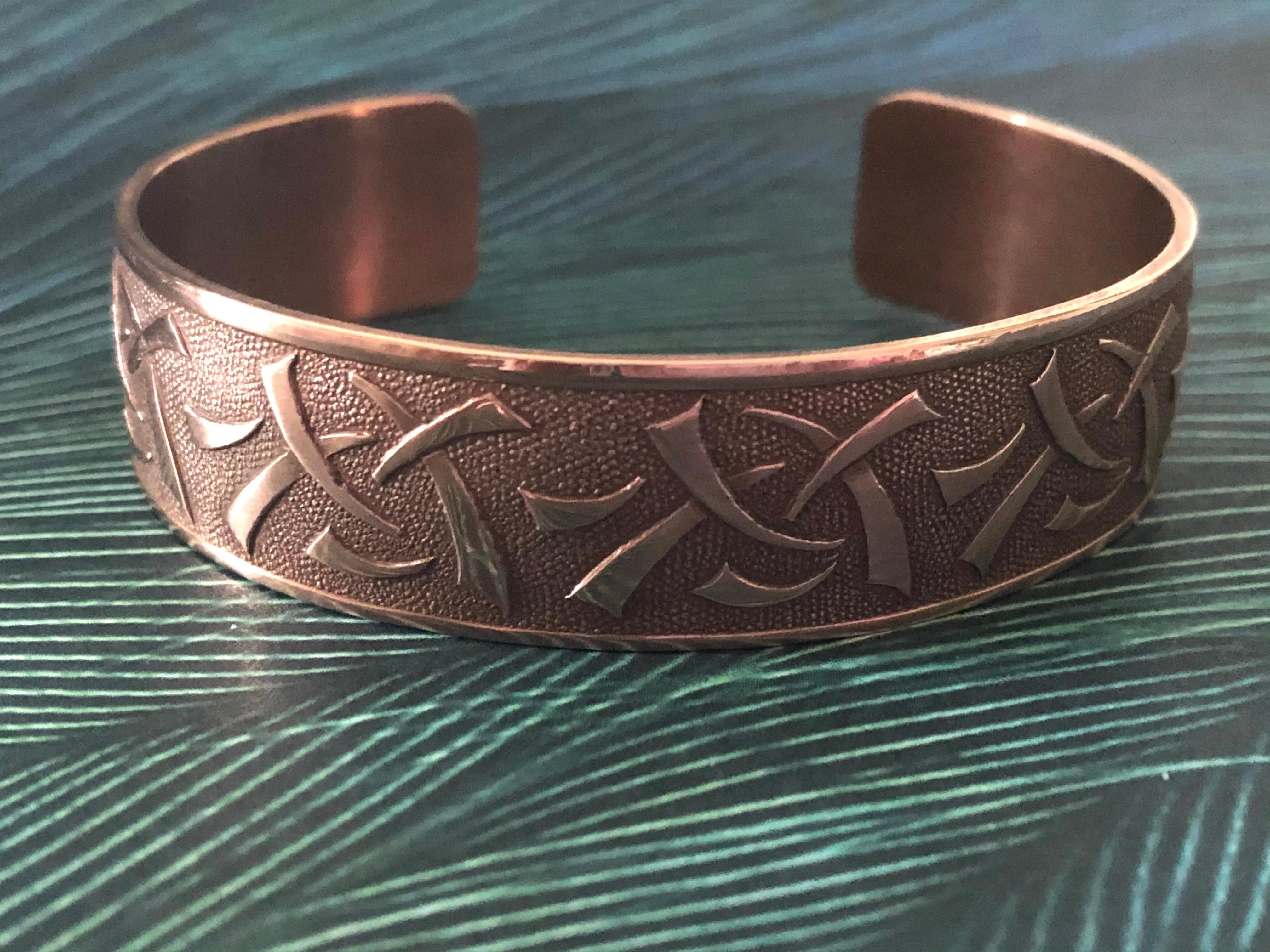 Copper Cuff Bracelet Bramble