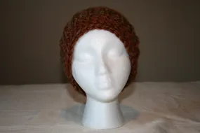 Crochet Hat in Warm Earth Colors of Browns