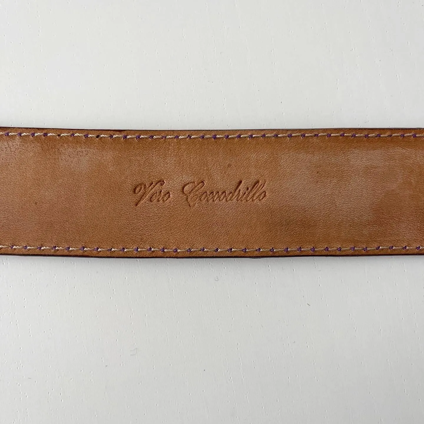 CROCODILE LEATHER Belt