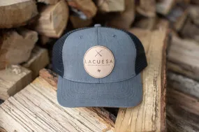 Deerskin Patch Grey Trucker