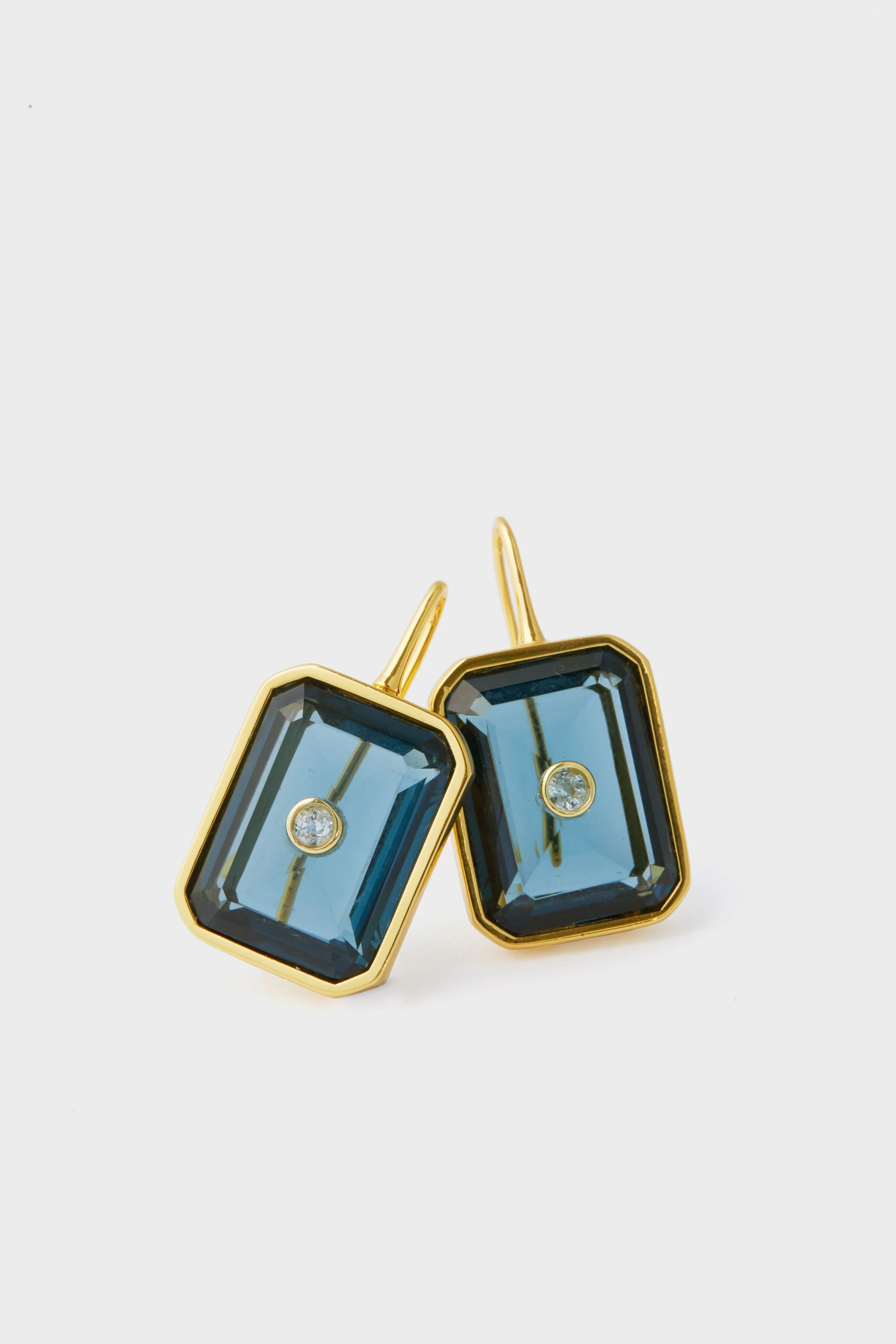 Denim Tile Earrings