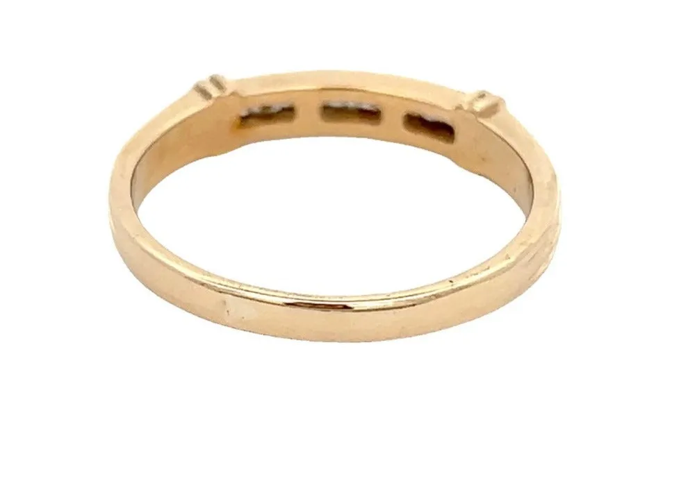 Diamond 9ct Yellow Gold Ring TDW 0.25ct