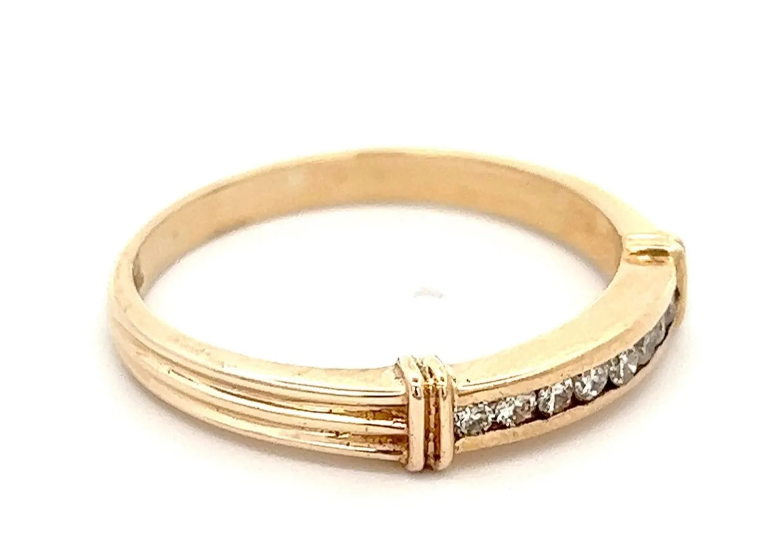 Diamond 9ct Yellow Gold Ring TDW 0.25ct