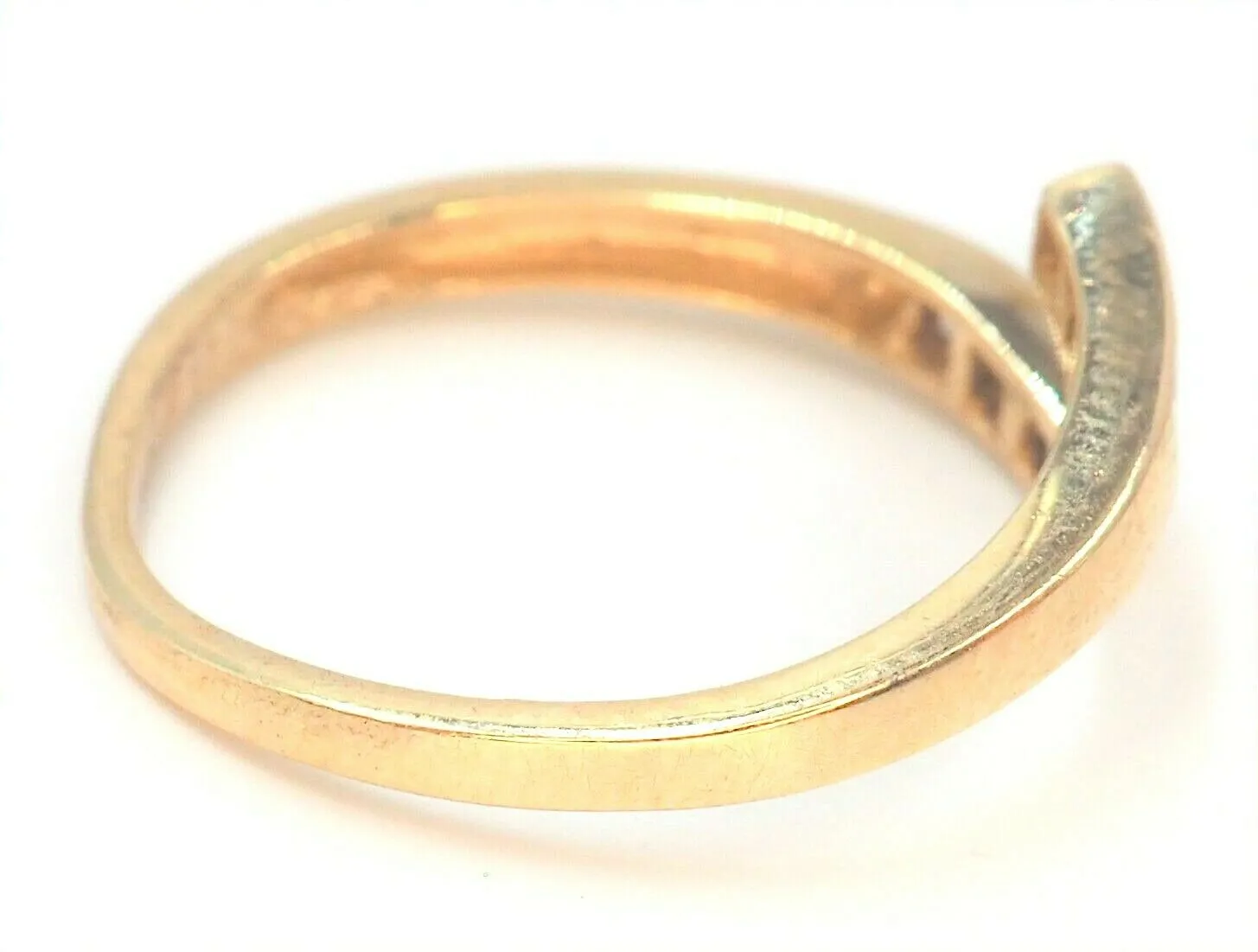 Diamond 9ct Yellow Gold Split Style Ring