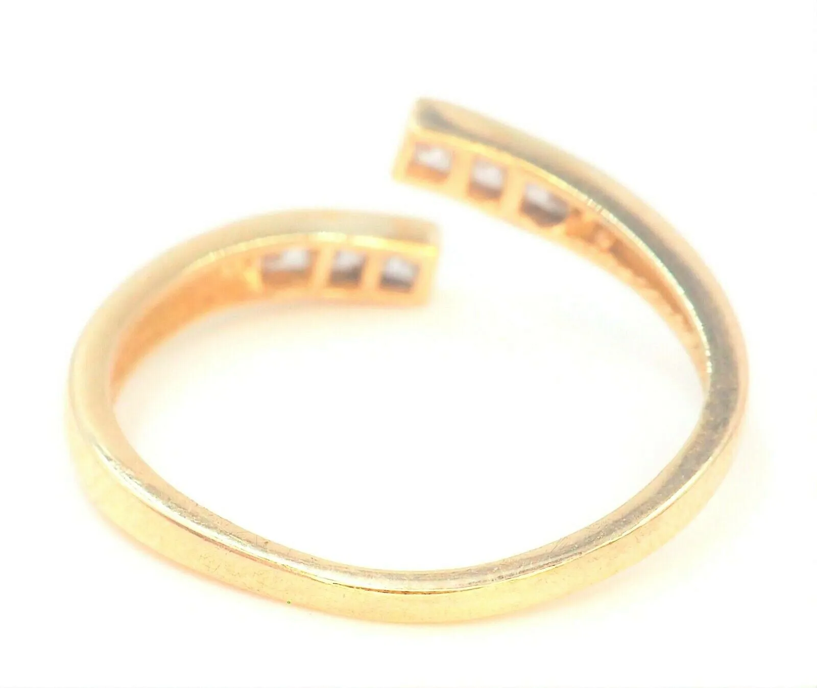 Diamond 9ct Yellow Gold Split Style Ring