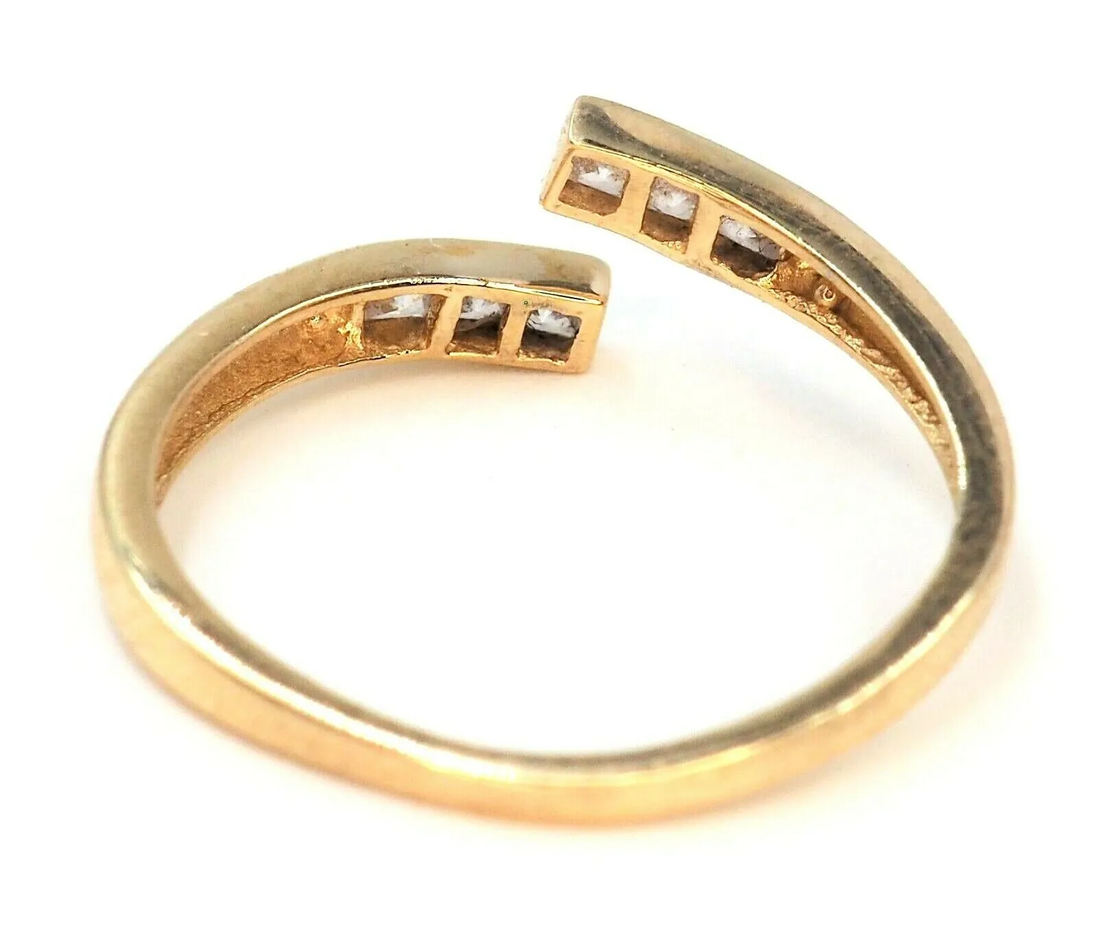 Diamond 9ct Yellow Gold Split Style Ring