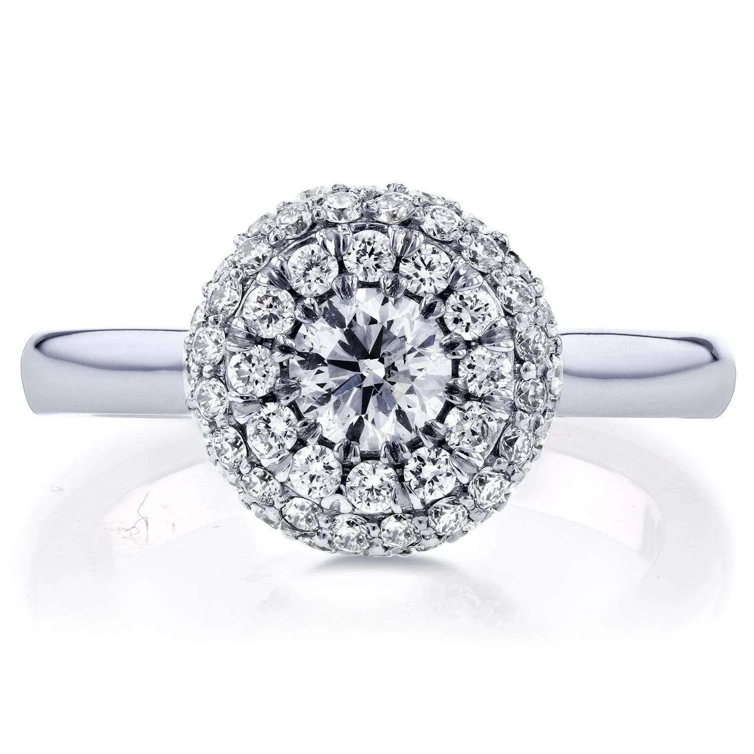 Dome Cluster Diamond Ring