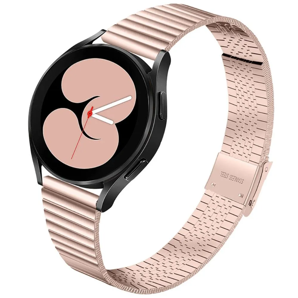 Double buckle stainless steel watch strap for Samsung Galaxy Watch - Rose Gold