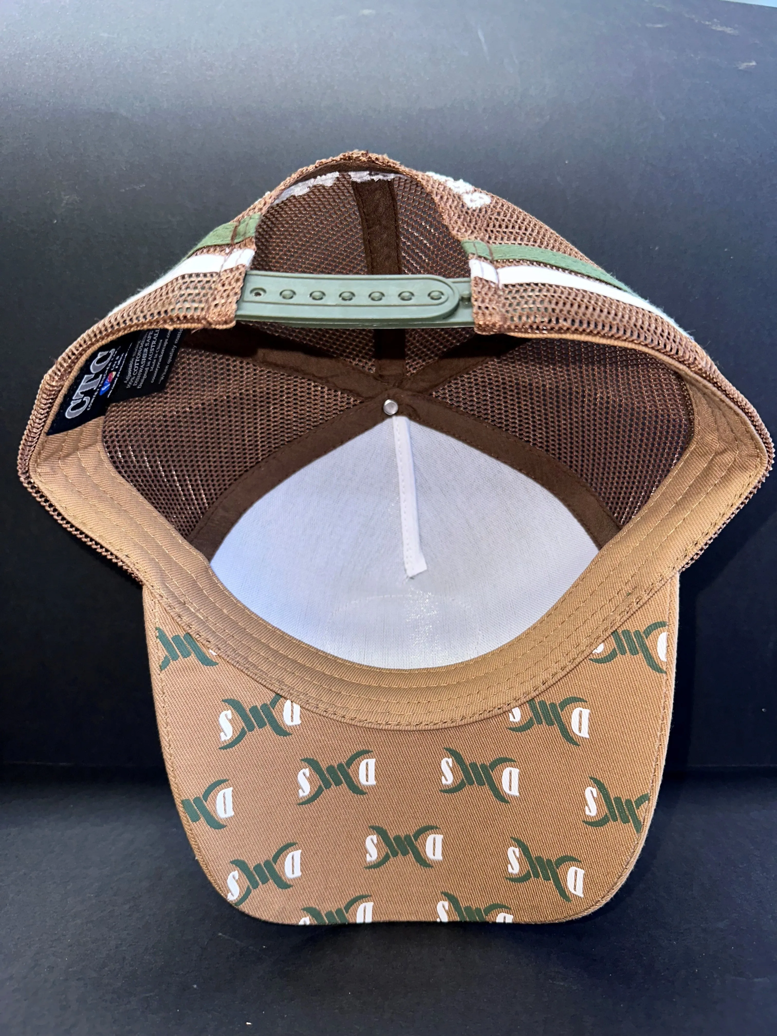 Drovers Saddlery Trucker Cap - Tan/Olive