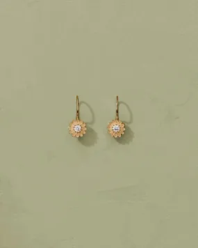 Earring Sai Boucles Topaze-Blance