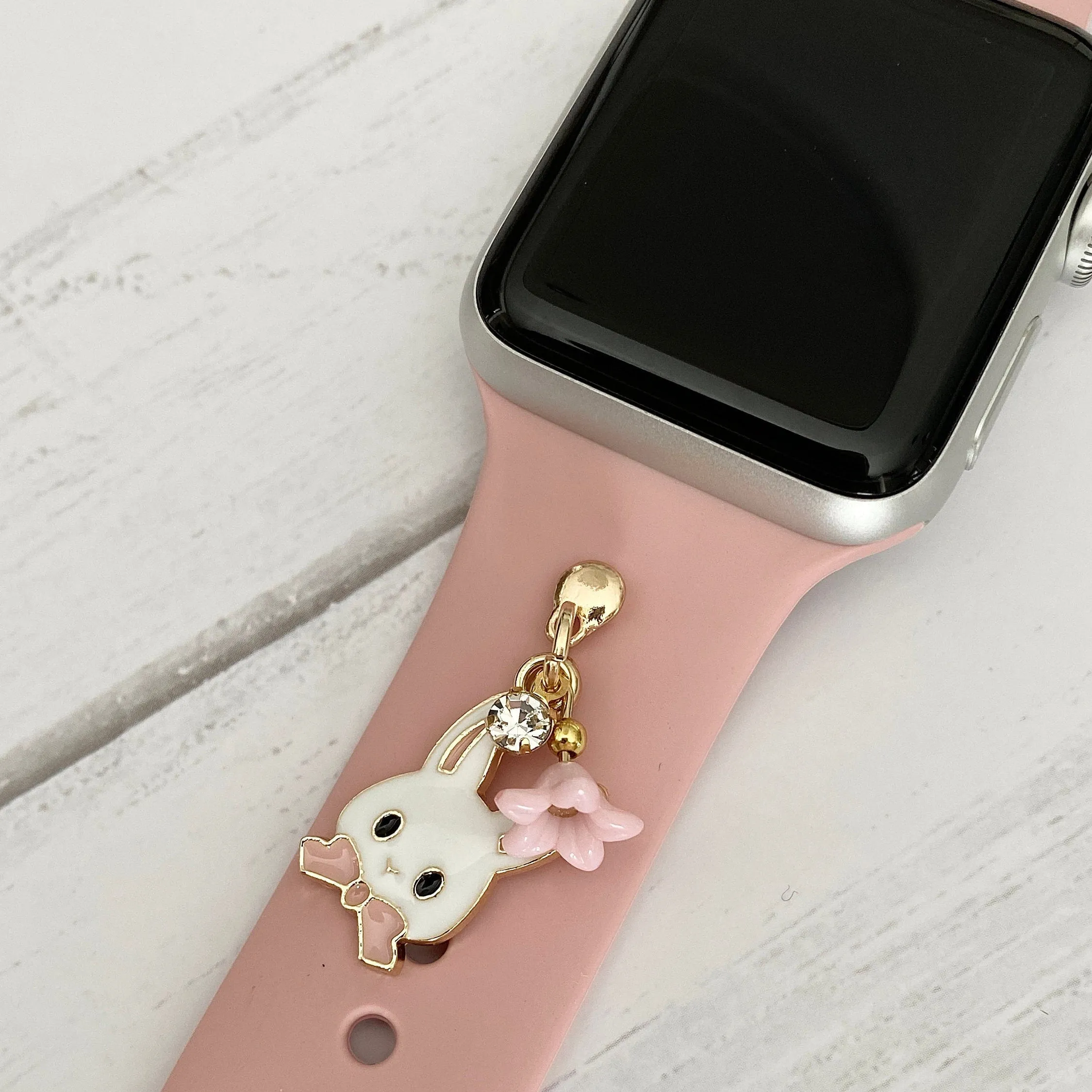 Easter Watch Band Charms, Watchband Studs, Watchband Bars, Apple Watch Charms, Easter Jewelry, Easter Bunny, Apple Watchbands, Bunny Charms