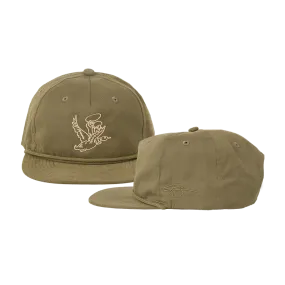 Embroidered Duckman Hat - Green