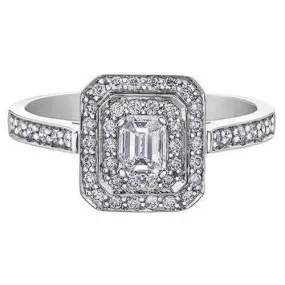 Emerald Cut Solitaire .60ct