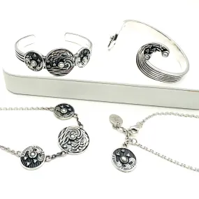 Ethereal Waves & Pearls Collection- Cuffs & Bracelets