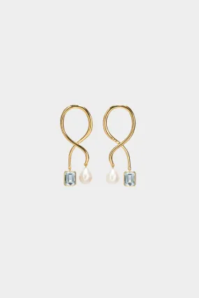 Etienne Earrings, Yellow Gold