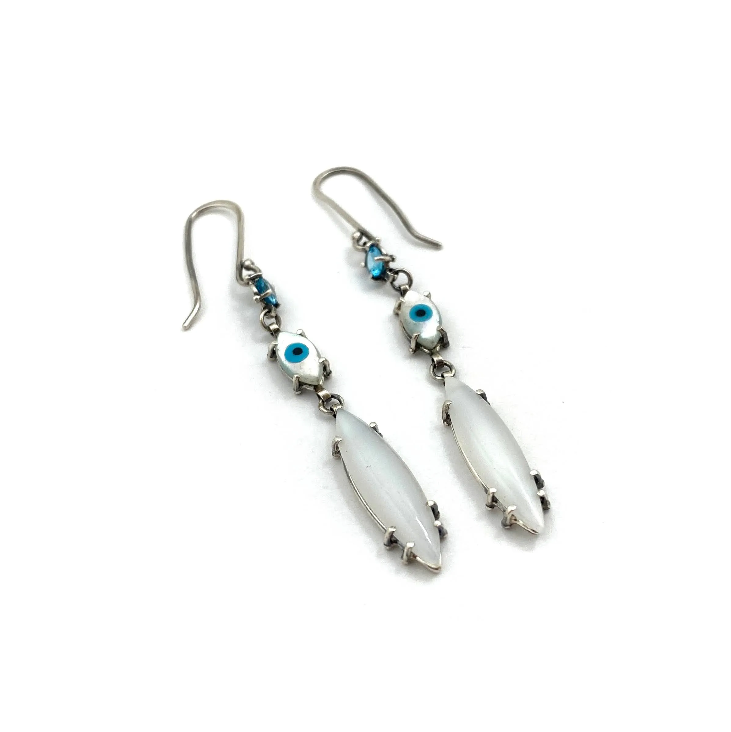 Evil Eye Drop Earrings