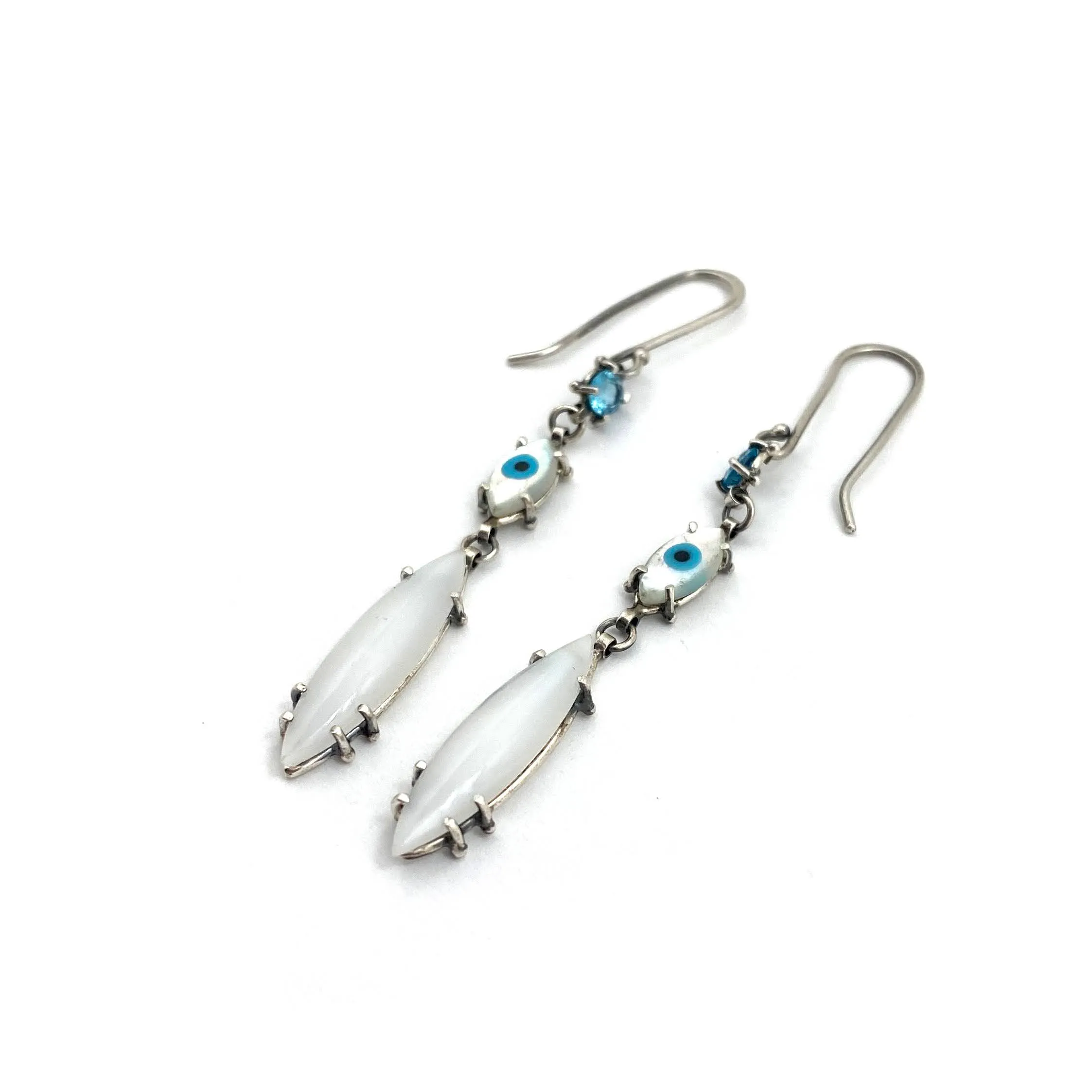 Evil Eye Drop Earrings