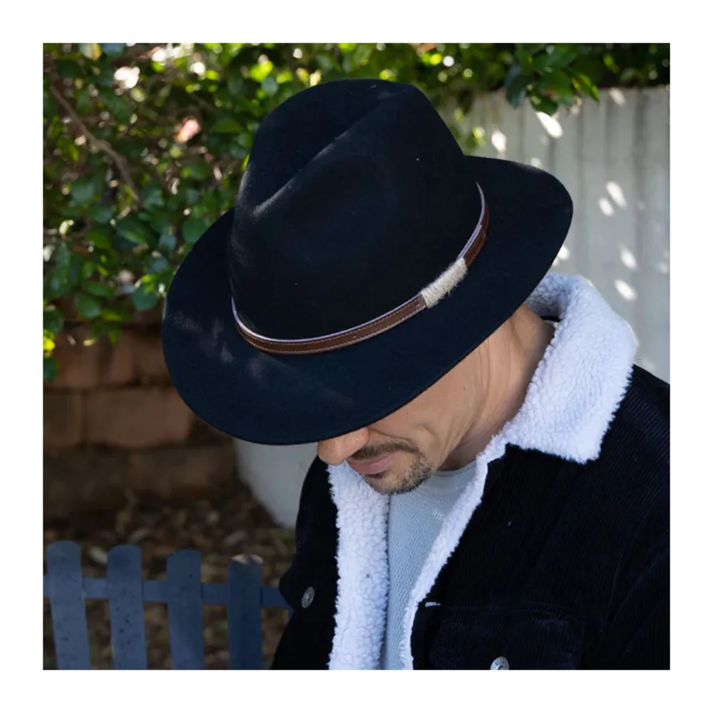 Evoke Paterson Australian Wool Felt Fedora