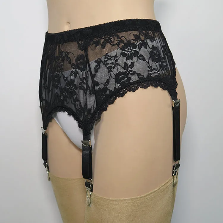 F4 Claw Non Slip Fastener Garter Belt Stockings