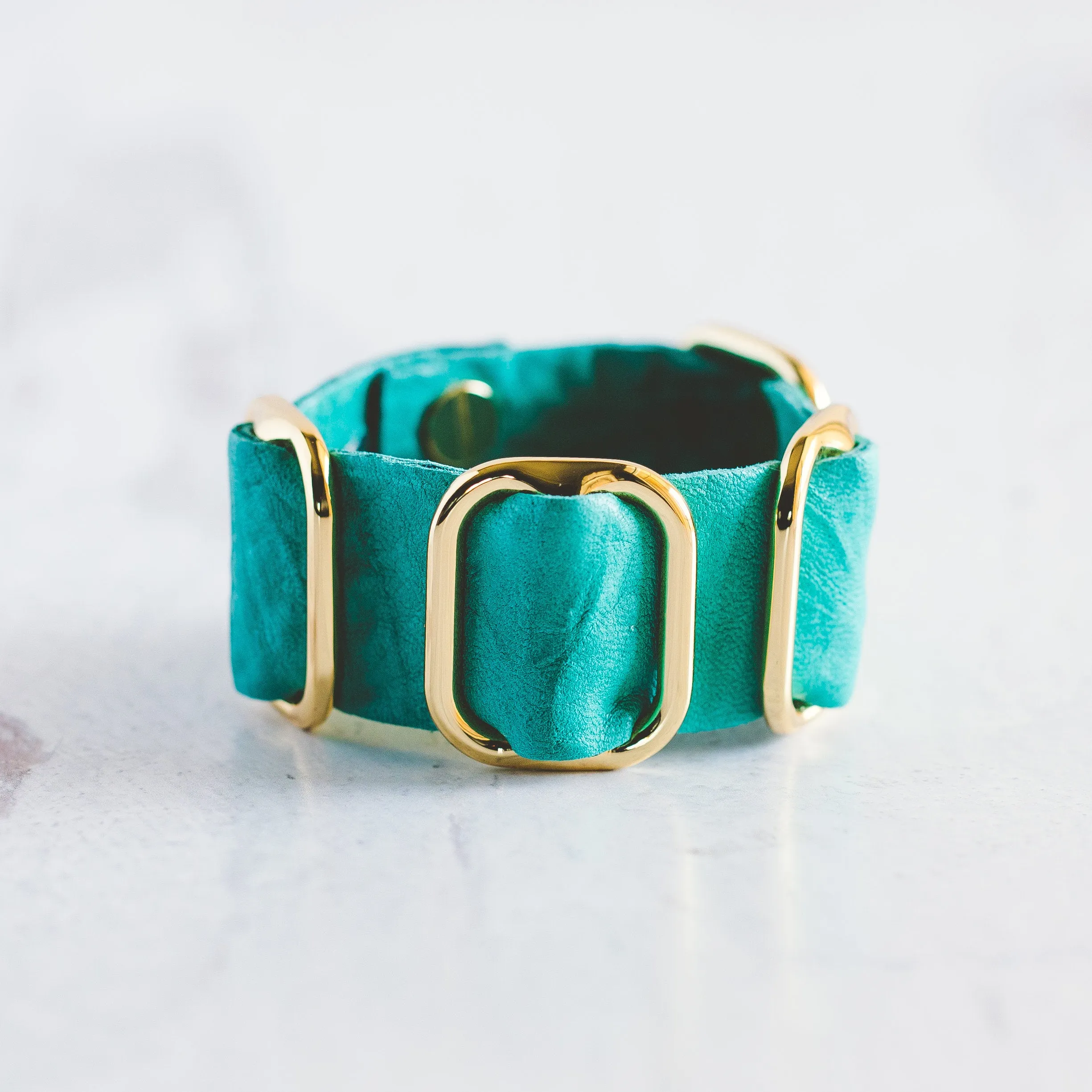 Fancy Cuff Bracelet - Gold