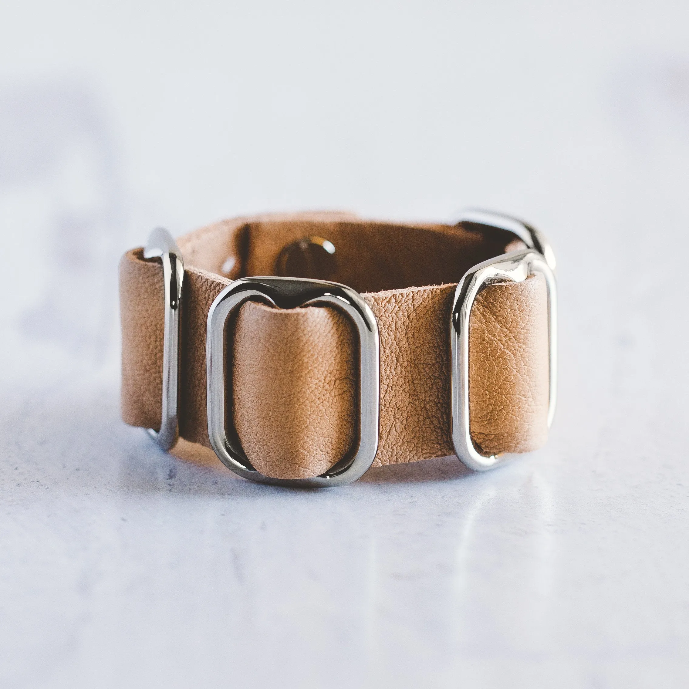 Fancy Cuff Bracelet - Silver