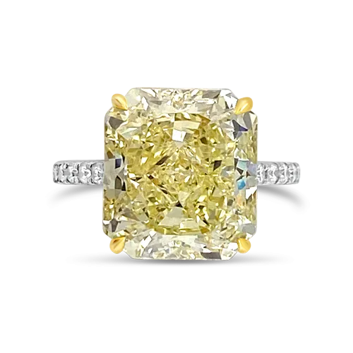 Fancy Yellow Diamond Engagement Ring