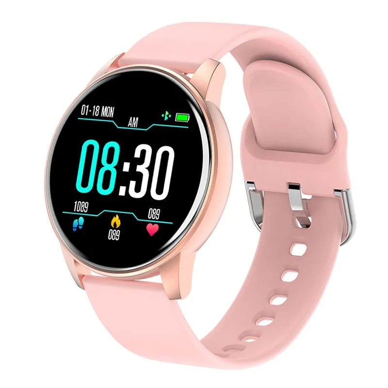 Fashion Smart Watch Ladies Heart Rate Blood Pressure Multifunctional Sport Watch Men Woman Waterproof Smartwatch Women