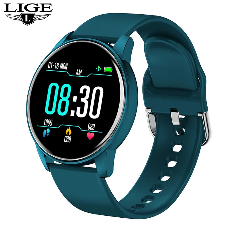 Fashion Smart Watch Ladies Heart Rate Blood Pressure Multifunctional Sport Watch Men Woman Waterproof Smartwatch Women