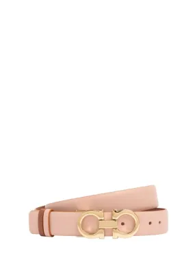 Ferragamo   2.5cm Gancini reversible leather belt 