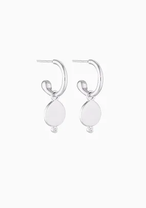 Field Hoop Earrings_Silver