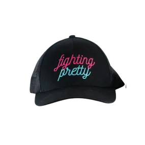 Fighting Pretty Fancy Script Trucker Hat