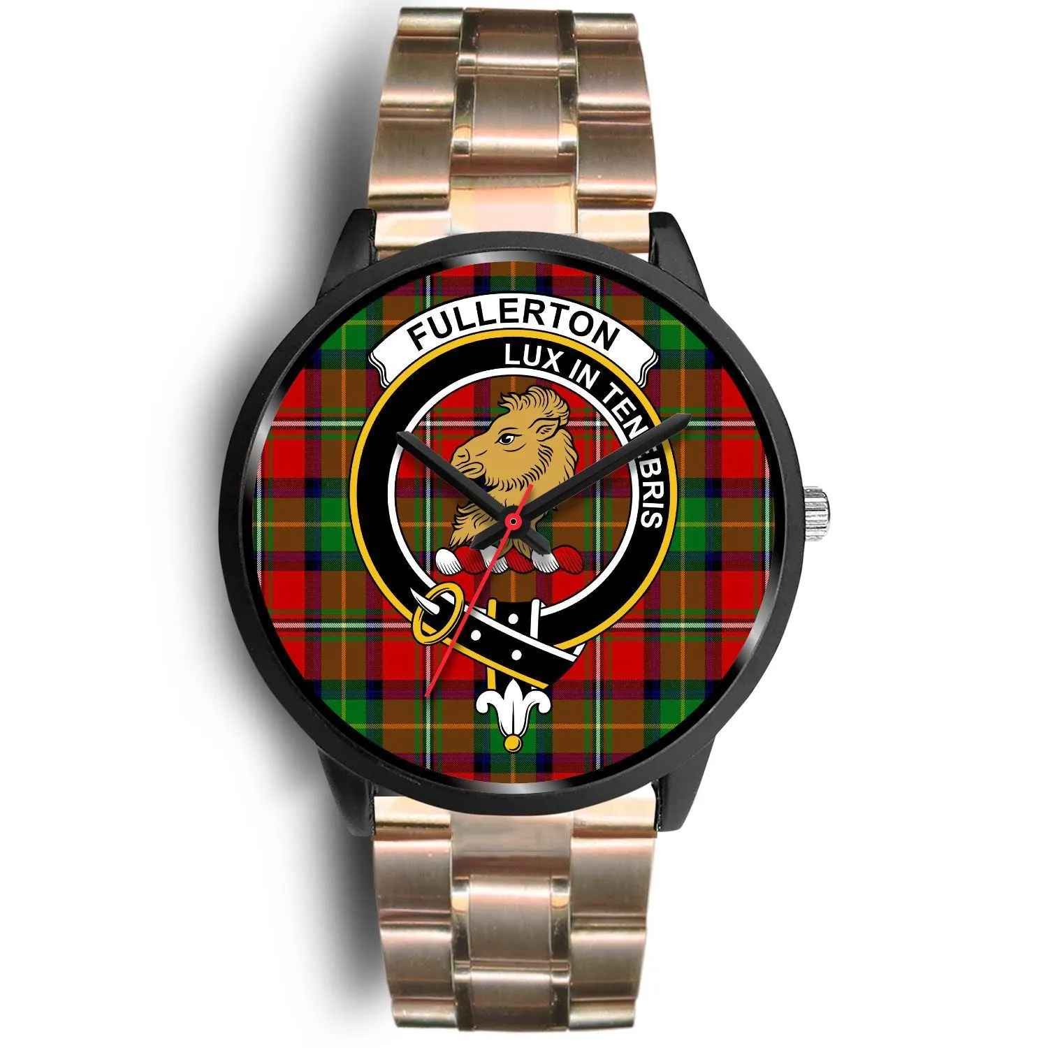 Fullerton Clan Badge Tartan Black Watch