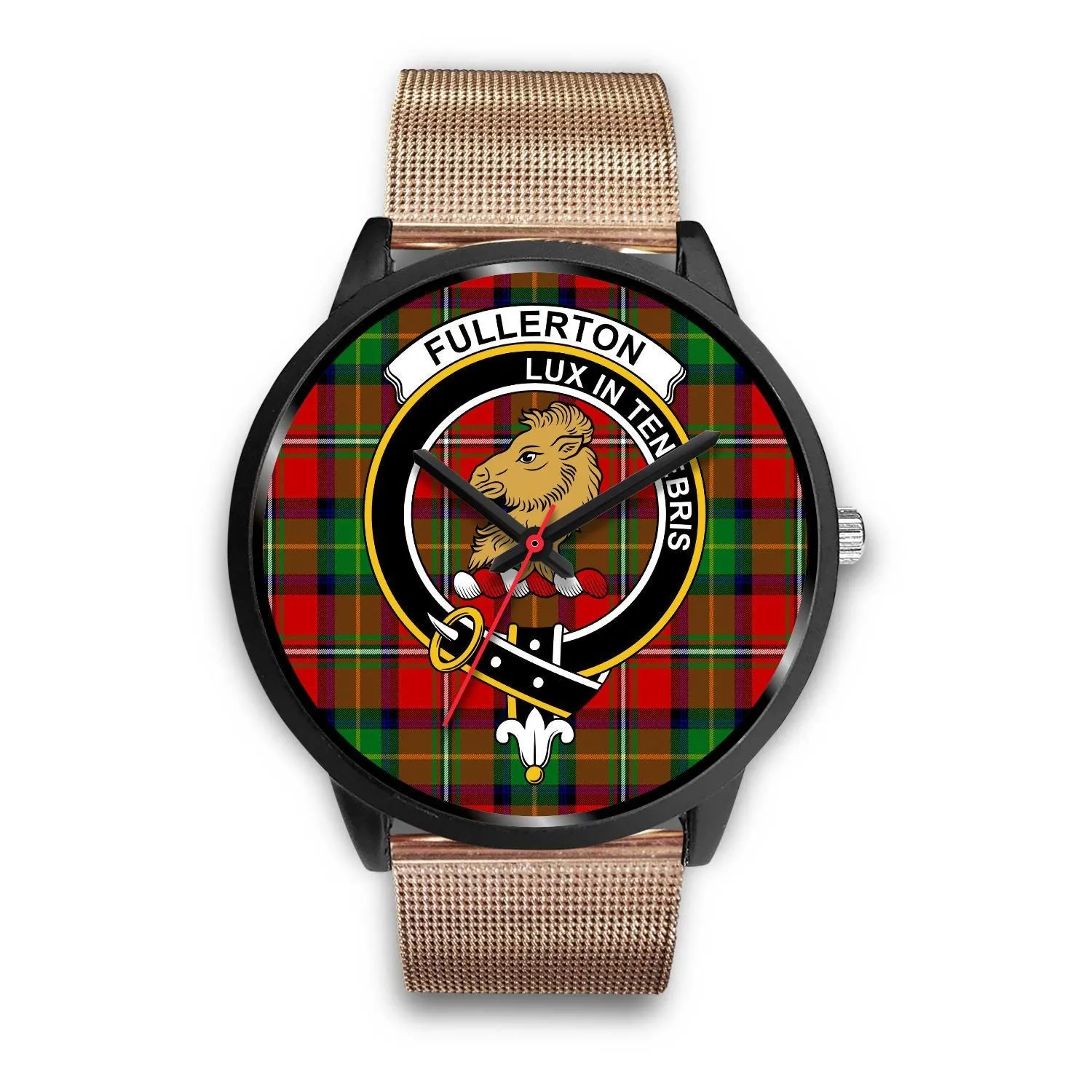 Fullerton Clan Badge Tartan Black Watch