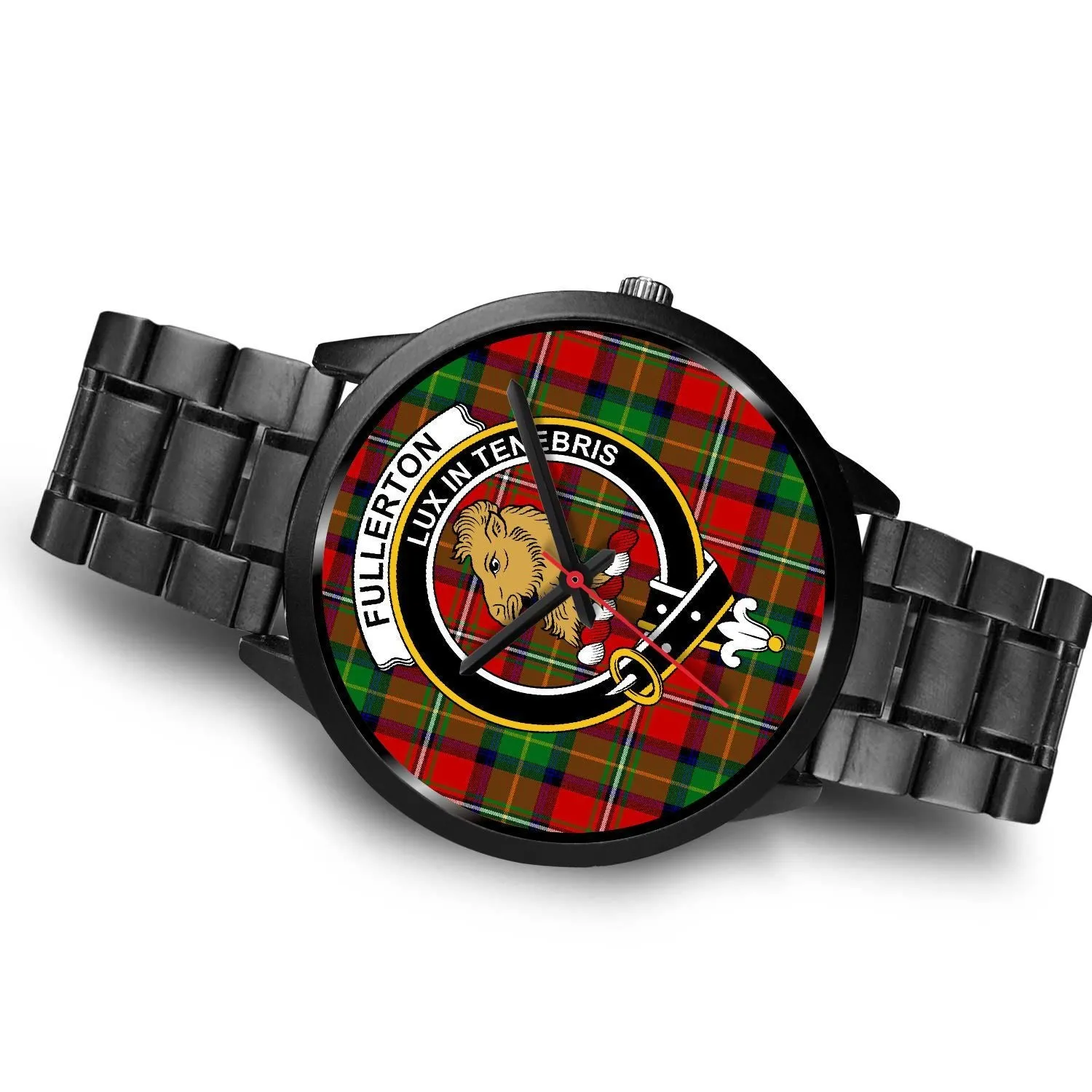 Fullerton Clan Badge Tartan Black Watch