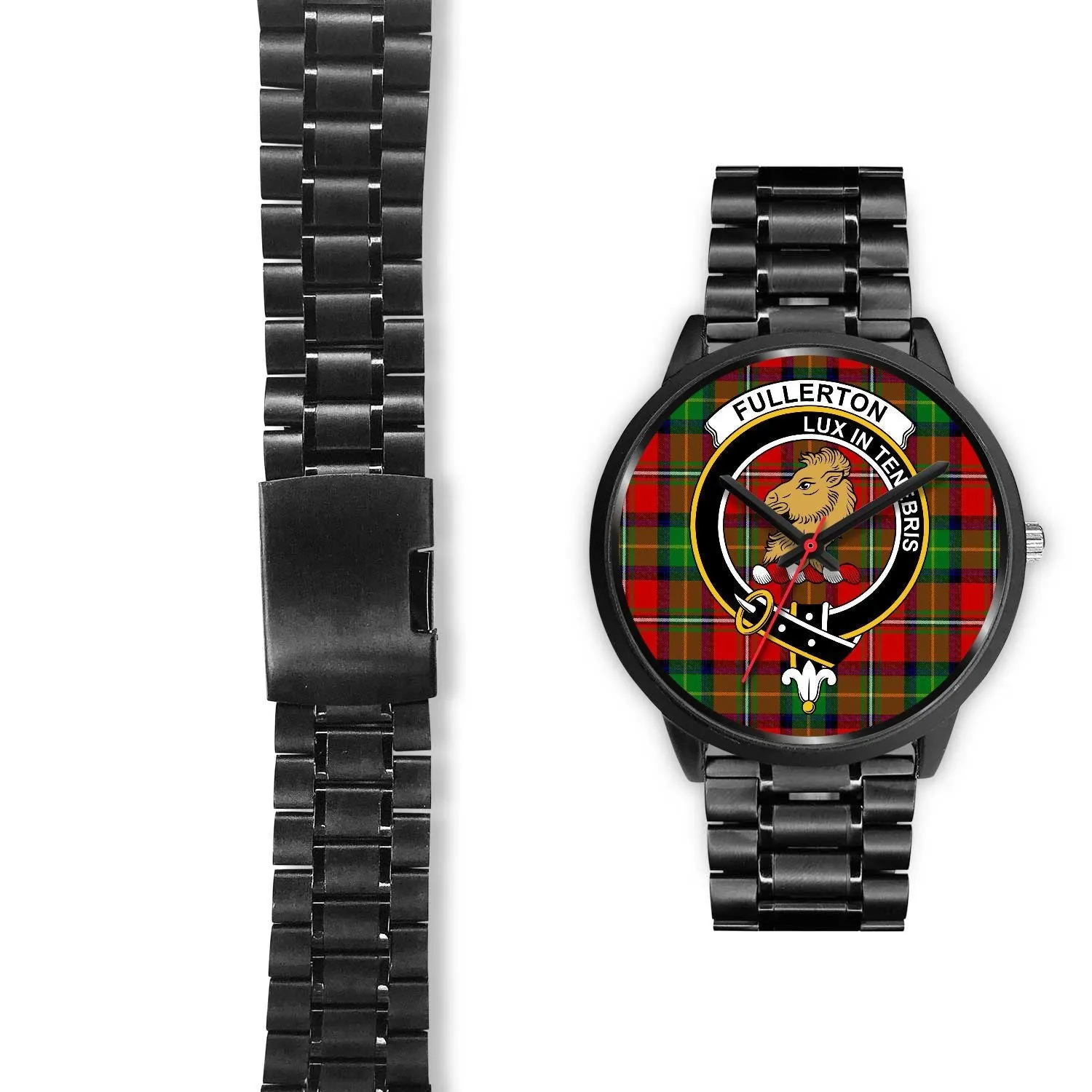 Fullerton Clan Badge Tartan Black Watch