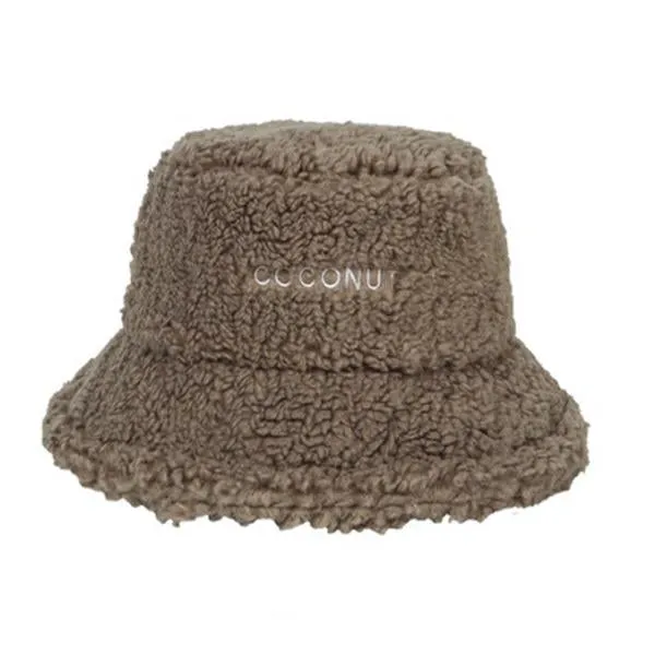 Fuzzy Warm Plush Bucket Hat