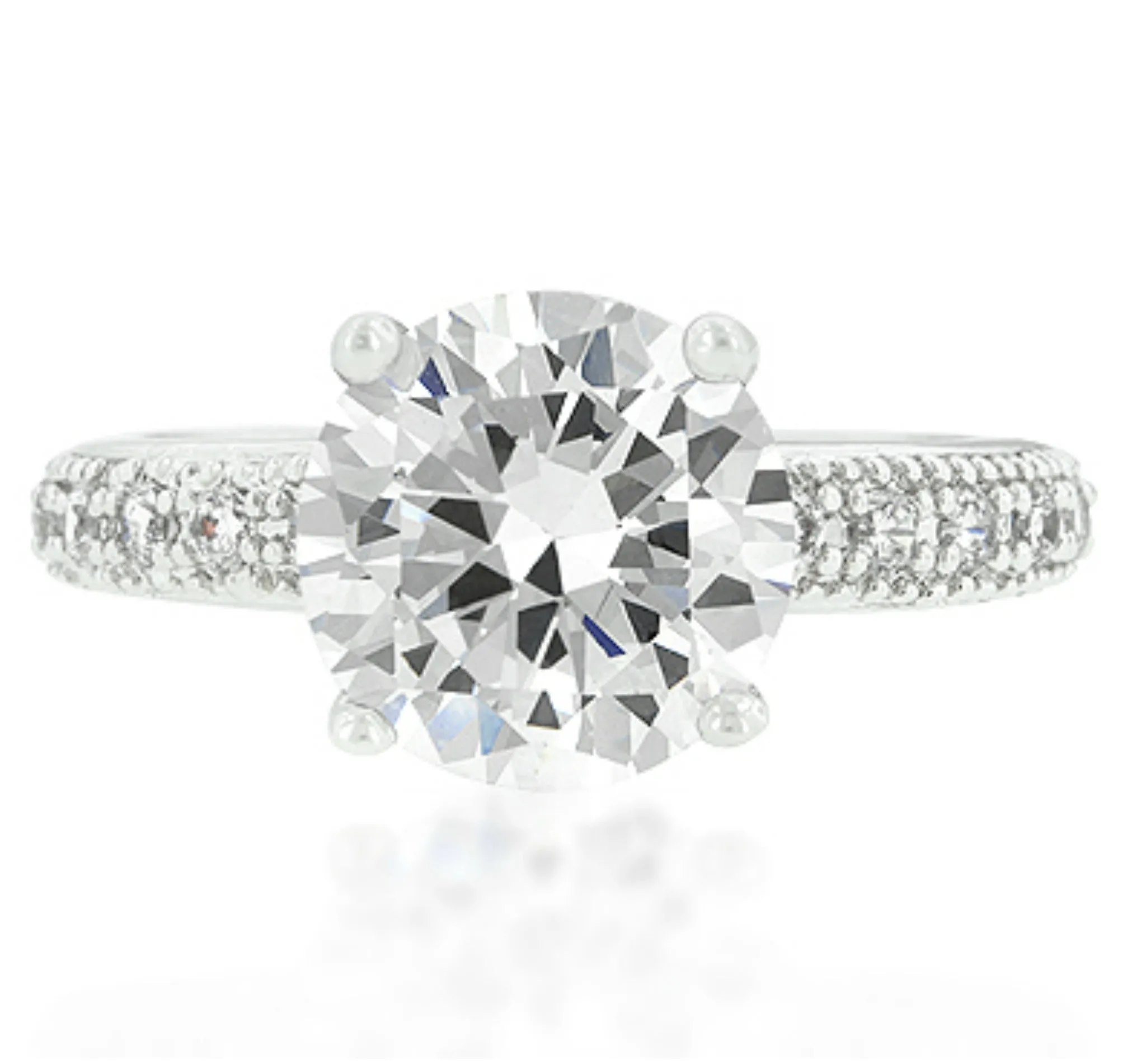 Genevi Classic Soliatire Engagement Eternity Ring | 4.5ct