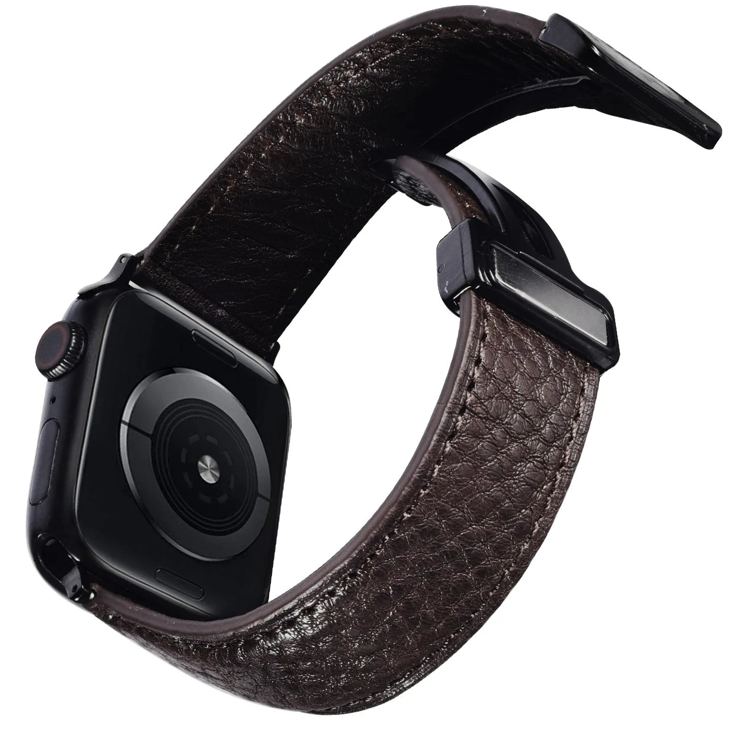 Genuine Italian Leather Band for Apple Watch Strap with Magnetic Claps