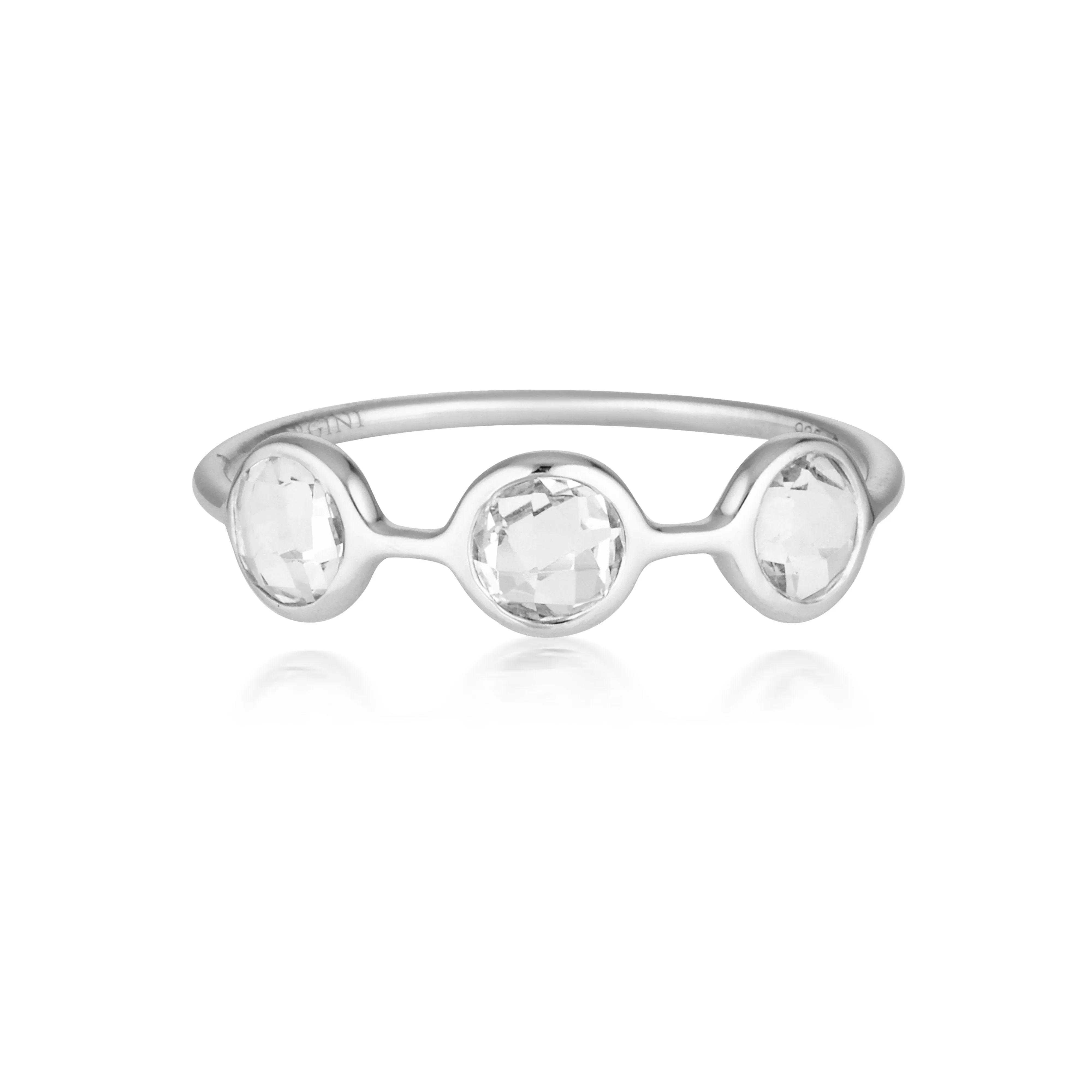 Georgini - Kiklo Sterling Silver White Topaz Ring