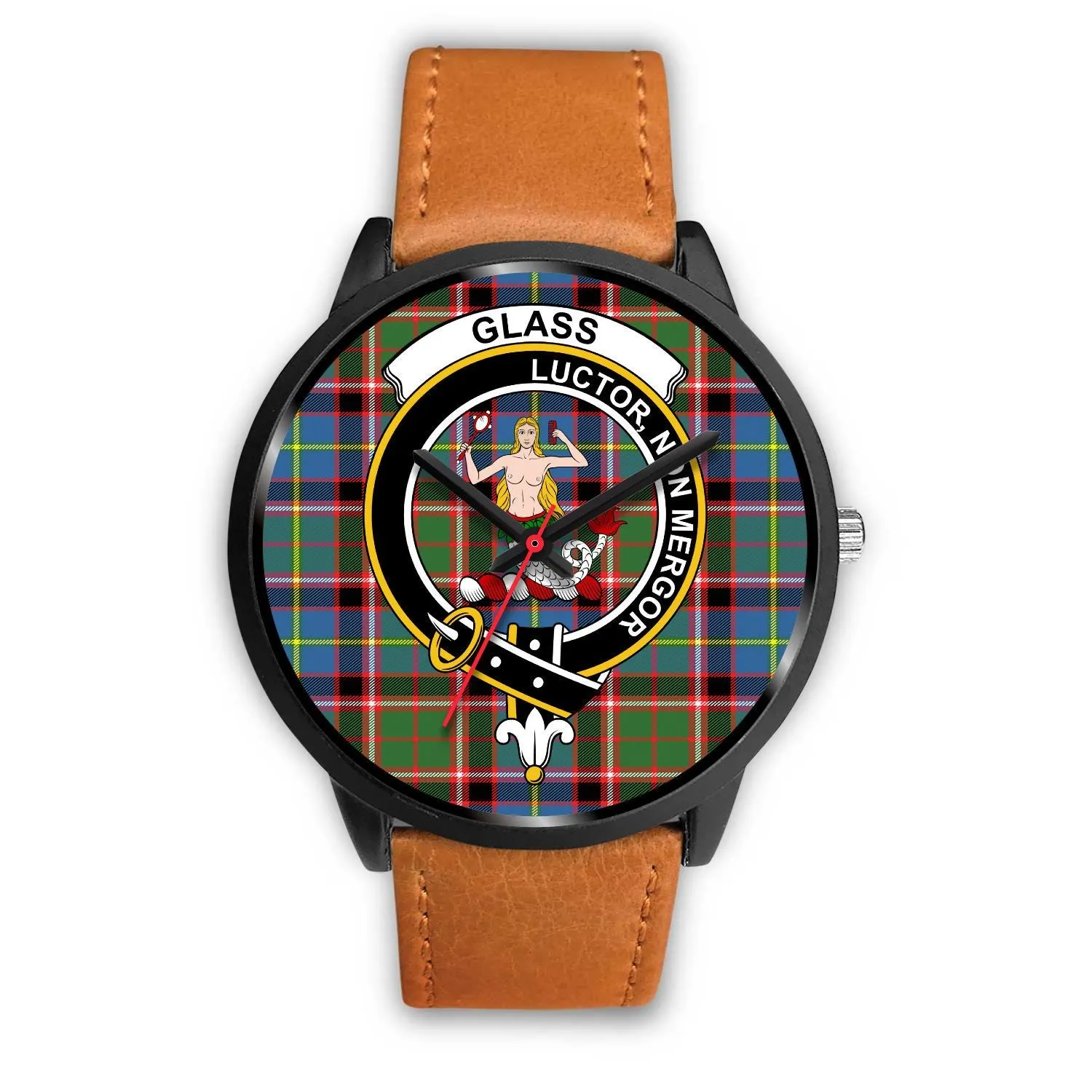 Glass Clan Badge Tartan Black Watch