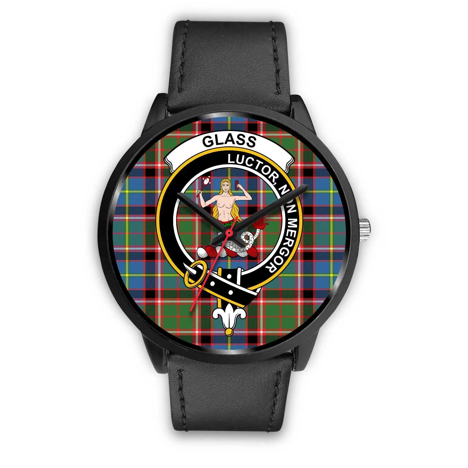 Glass Clan Badge Tartan Black Watch