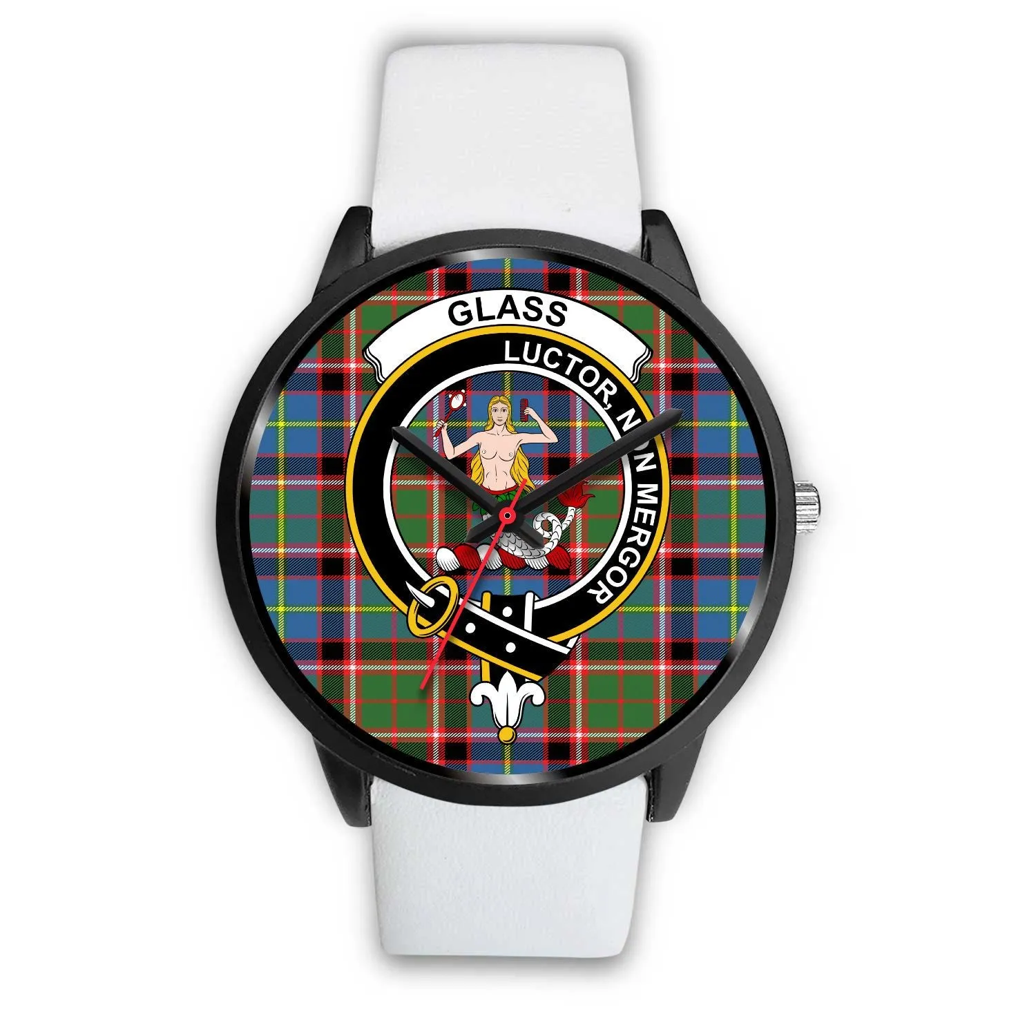 Glass Clan Badge Tartan Black Watch