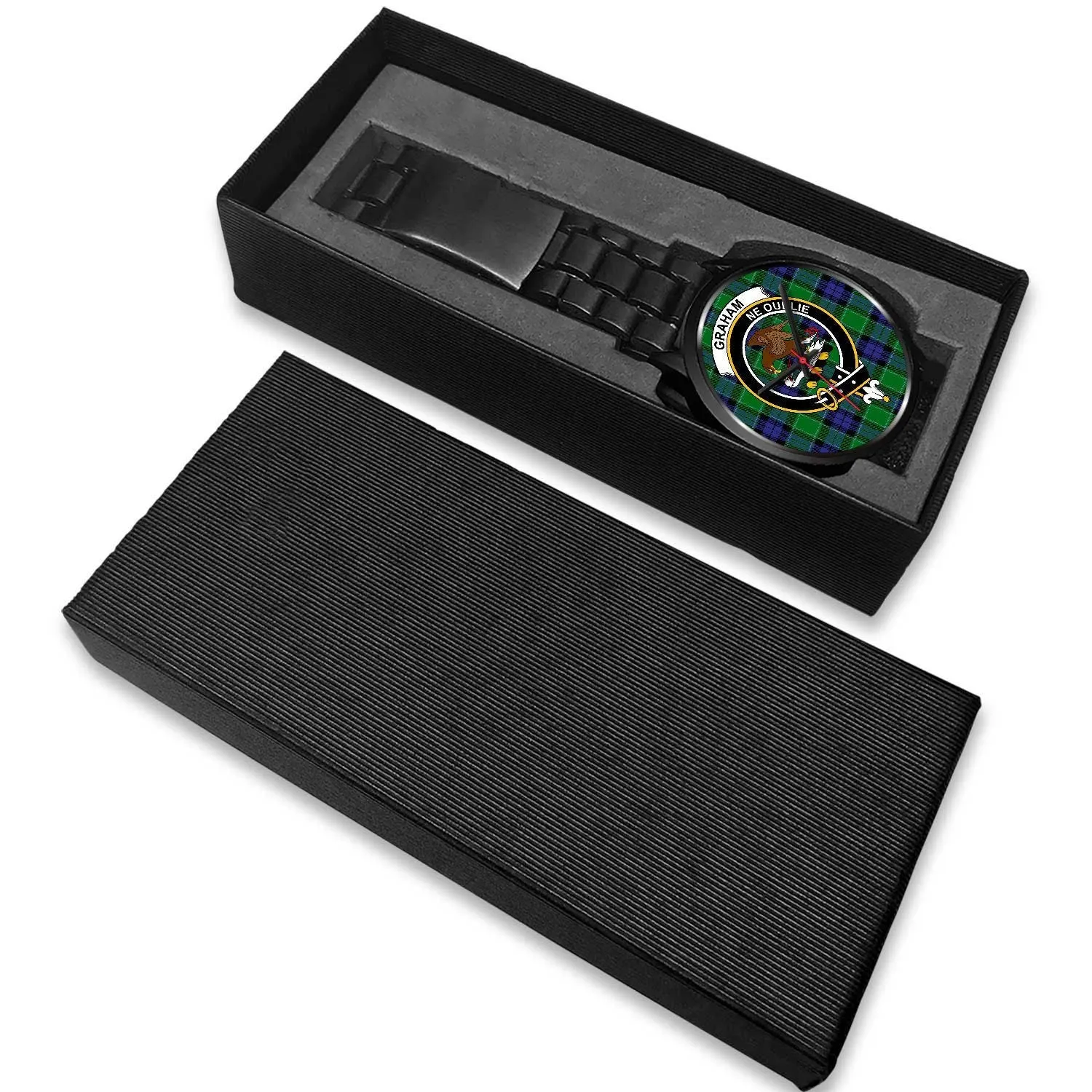 Graham of Menteith Modern Clan Badge Tartan Black Watch