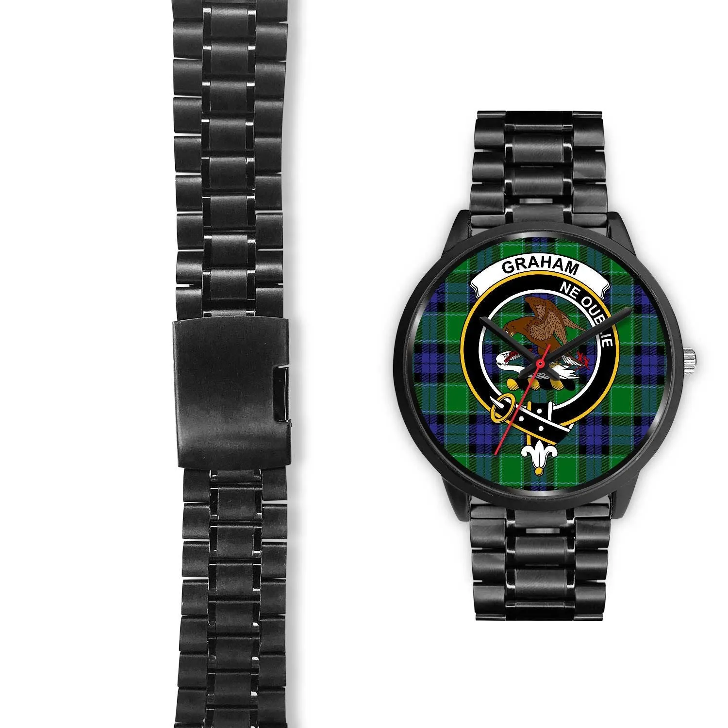 Graham of Menteith Modern Clan Badge Tartan Black Watch