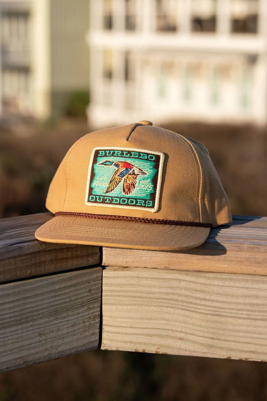 Green Head Patch Cap- Coyote Tan