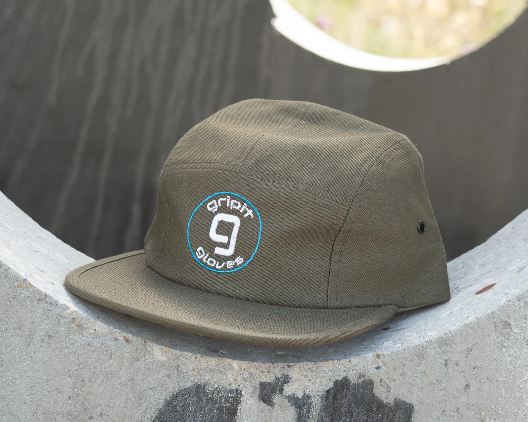 Gripit Gloves 5 panel camper hat | Olive Green